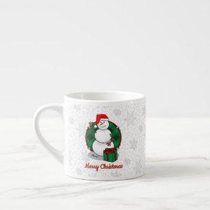 Ho Ho Ho Frohe Weihnachten Weihnachtsmann Niedlich Espressotasse