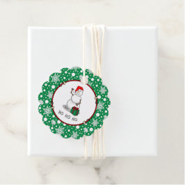 Ho Ho Ho Frohe Weihnachten Weihnachtsmann Niedlich Geschenkanhänger