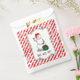 Ho Ho Ho Frohe Weihnachten Weihnachtsmann Niedlich Geschenktütchen