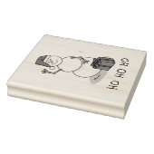 Ho Ho Ho Frohe Weihnachten Weihnachtsmann Niedlich Gummistempel (Stempel)