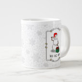 Ho Ho Ho Frohe Weihnachten Weihnachtsmann Niedlich Jumbo-Tasse (Vorderseite Rechts)