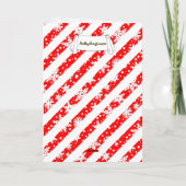 Ho Ho Ho Frohe Weihnachten Weihnachtsmann Niedlich Karte (Rückseite)