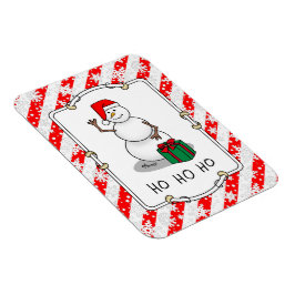 Ho Ho Ho Frohe Weihnachten Weihnachtsmann Niedlich Magnet