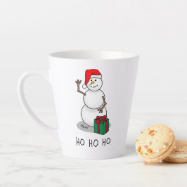 Ho Ho Ho Frohe Weihnachten Weihnachtsmann Niedlich Milchtasse
