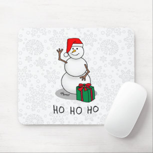 Ho Ho Ho Frohe Weihnachten Weihnachtsmann Niedlich Mousepad
