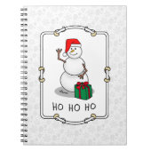 Ho Ho Ho Frohe Weihnachten Weihnachtsmann Niedlich Notizblock (Vorderseite)