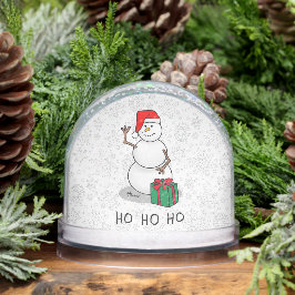 Ho Ho Ho Frohe Weihnachten Weihnachtsmann Niedlich Schneekugeln