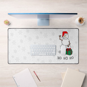 Ho Ho Ho Frohe Weihnachten Weihnachtsmann Niedlich Schreibtischunterlage