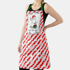 Ho Ho Ho Frohe Weihnachten Weihnachtsmann Niedlich Schürze