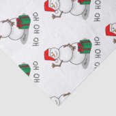 Ho Ho Ho Frohe Weihnachten Weihnachtsmann Niedlich Seidenpapier (Ausschnitt)