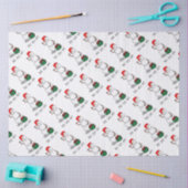 Ho Ho Ho Frohe Weihnachten Weihnachtsmann Niedlich Seidenpapier (Basteln)