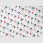 Ho Ho Ho Frohe Weihnachten Weihnachtsmann Niedlich Seidenpapier (Vorderseite)