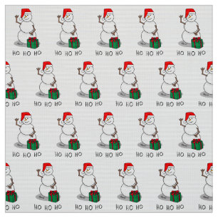 Ho Ho Ho Frohe Weihnachten Weihnachtsmann Niedlich Stoff