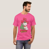 Ho Ho Ho! Frohe Weihnachts-Polar-Design-Hemd T-Shirt (Vorne ganz)