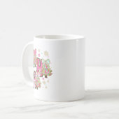 Ho Ho Ho Frohe Weihnachtscoquette Bow Xmas Trees H Kaffeetasse (Vorderseite Links)