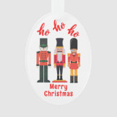 Ho Ho Ho Frohe Weihnachtsnährungsmittel | Ornament (Vorderseite)