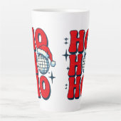 Ho ho ho fröhliche Weihnachten Milchtasse (Vorderseite)