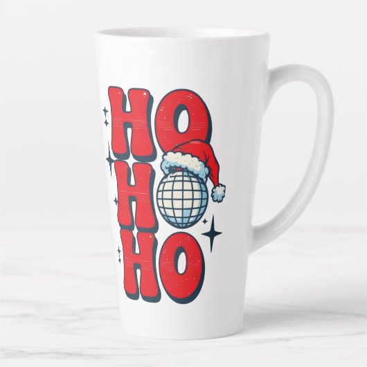Ho ho ho fröhliche Weihnachten Milchtasse (Rechts)