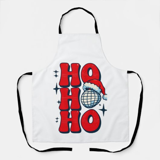 Ho ho ho fröhliche Weihnachten Schürze (Vorderseite)