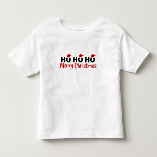 ho ho ho fröhliche Weihnachten T - Shirt (Vorderseite)