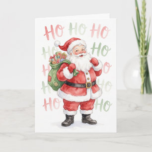 Ho Ho Ho fröhlicher Weihnachtsmann Weihnachten