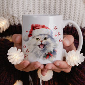 Ho Ho Ho! Funny Cat Santa Tasse