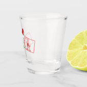 Ho Ho Ho | Funny Christmas Chemistry Geek Spaß Schnapsglas (Rechts)