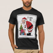 Ho Ho Ho Funny Weihnachten T-Shirt (Vorderseite)