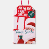 Ho ho ho geschenkanhänger (Vorderseite)