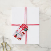 Ho ho ho geschenkanhänger (Mit Garn)