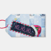 Ho Ho Ho Geschenkanhänger (Rückseite Horizontal)