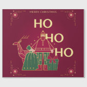 Ho ho ho geschenkpapier (Flach)