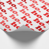 ho. ho. ho. geschenkpapier (Ecke)