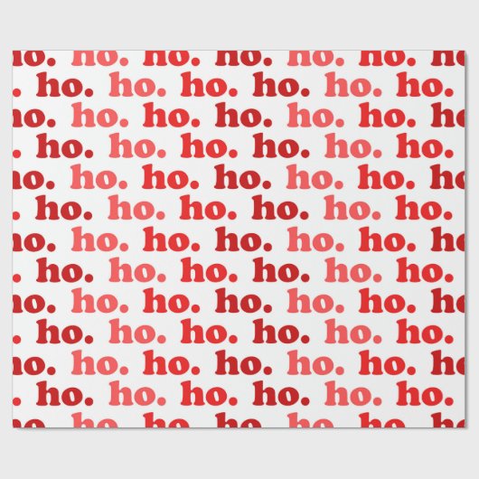 ho. ho. ho. geschenkpapier (Flach)