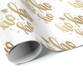Ho Ho Ho Geschenkpapier (Rolleneckpunkt)