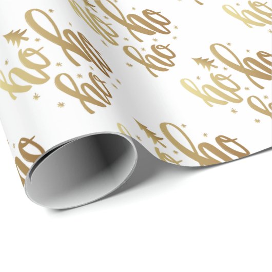 Ho Ho Ho Geschenkpapier (Rolleneckpunkt)