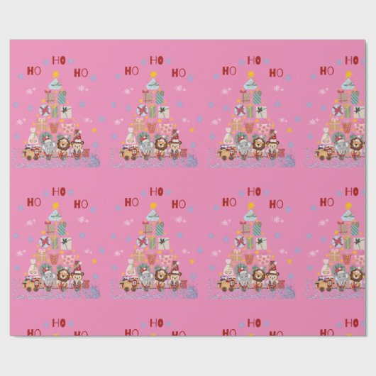 Ho Ho HO Geschenkpapier (Flach)