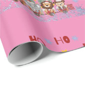 Ho Ho HO Geschenkpapier (Rolleneckpunkt)