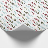 HO HO HO GESCHENKPAPIER (Ecke)