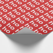 Ho Ho Ho Geschenkpapier (Ecke)