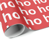 Ho Ho Ho Geschenkpapier (Rolleneckpunkt)
