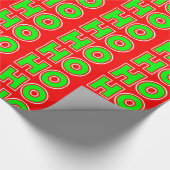 HO HO HO GESCHENKPAPIER (Ecke)