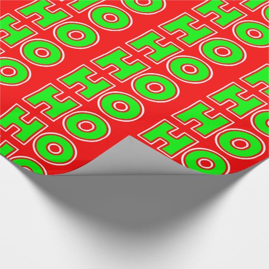 HO HO HO GESCHENKPAPIER (Ecke)