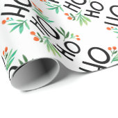 Ho Ho Ho Geschenkpapier (Rolleneckpunkt)