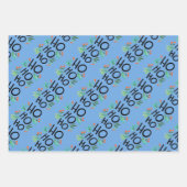 Ho Ho Ho Geschenkpapier Set (Vorderseite)