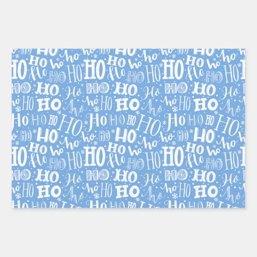 Ho Ho Ho Geschenkpapier Set (Vorderseite 3)