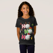 Ho Ho Ho Golf Ball Weihnachten Rentier Rentier Me T-Shirt (Vorne ganz)
