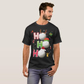 Ho Ho Ho Golf Ball Weihnachten Rentier Rentier Me T-Shirt (Vorne ganz)