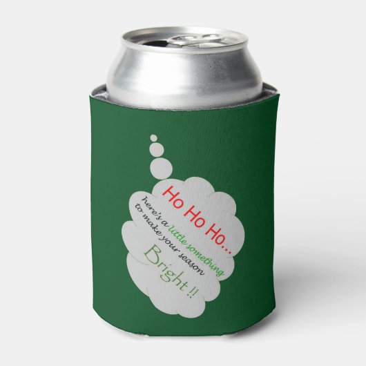 Ho Ho Ho Graphics Green Dosenkühler (Kanne Vorderseite)