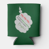 Ho Ho Ho Graphics Green Dosenkühler (Vorderseite)